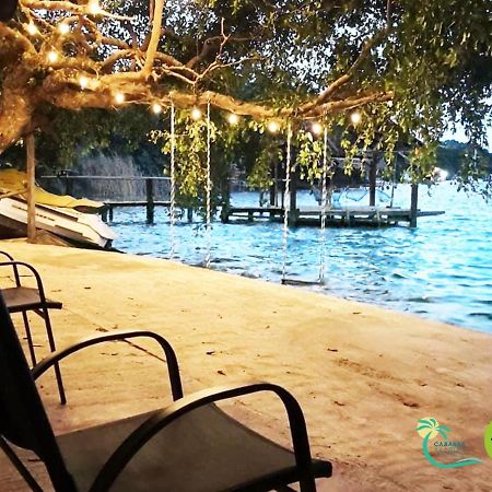 Cabanas Marias Lakefront Hotel Bacalar Exterior photo